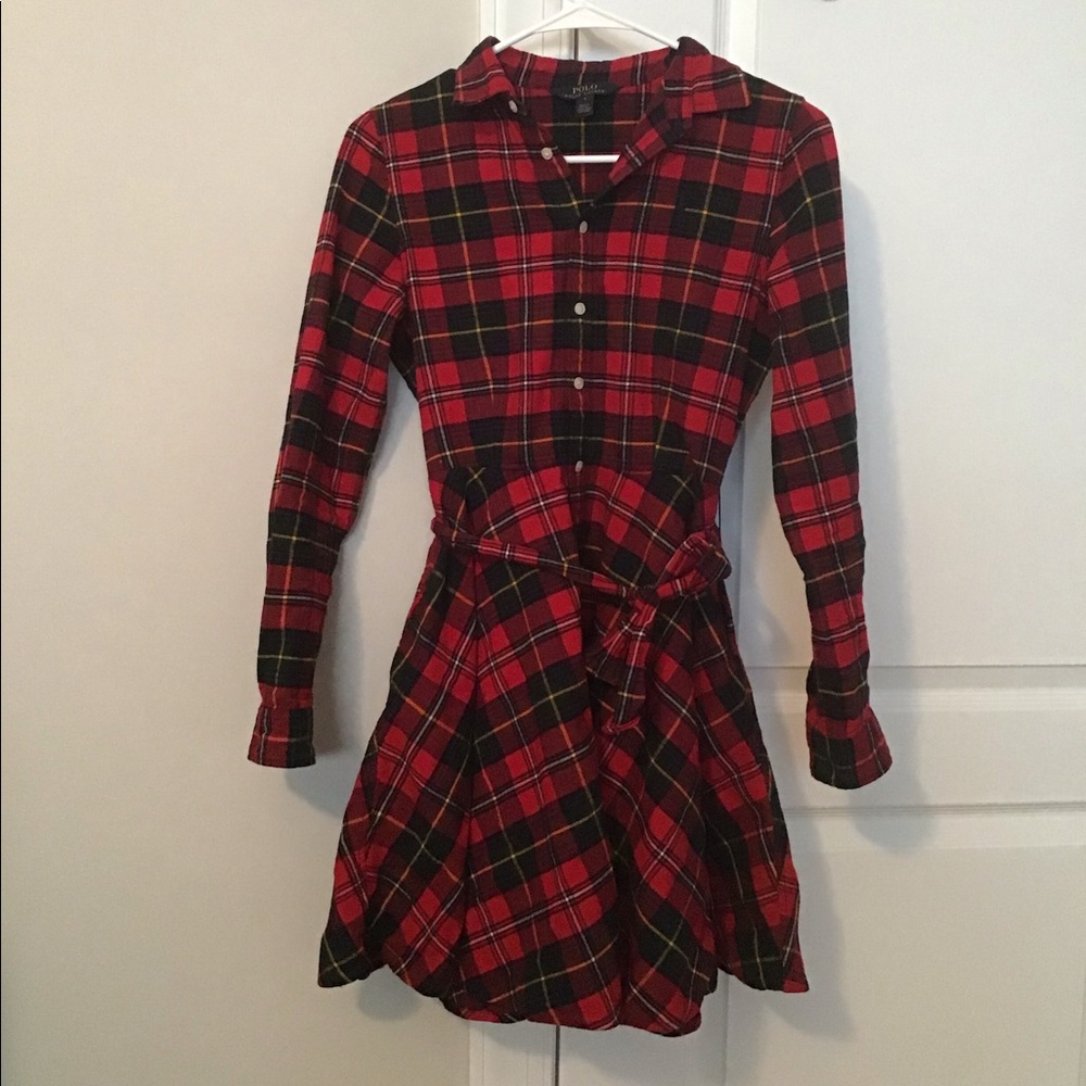 Ralph Lauren Flannel Holiday Dress